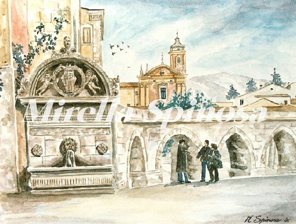 Fontana del vecchio a Sulmona